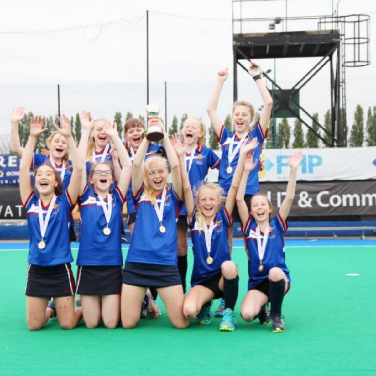 U13 national hockey champions! Weald of Kent Grammar School
